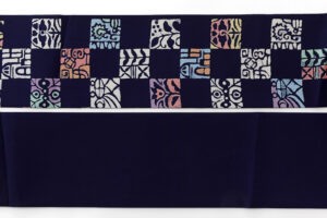 腰原淳策作　塩瀬九寸名古屋帯のサブ4画像