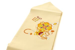 志ま亀製　塩瀬九寸名古屋帯のサブ1画像