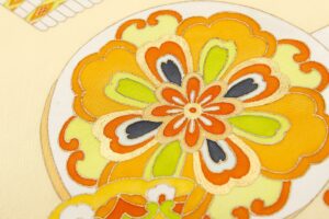 志ま亀製　塩瀬九寸名古屋帯のサブ4画像