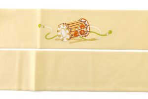 志ま亀製　塩瀬九寸名古屋帯のサブ6画像