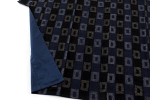 浦野理一作　縦節紬 着物のサブ3画像