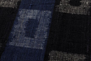 浦野理一作　縦節紬 着物のサブ6画像