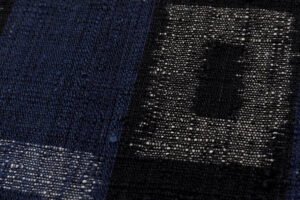 浦野理一作　縦節紬 着物のサブ7画像