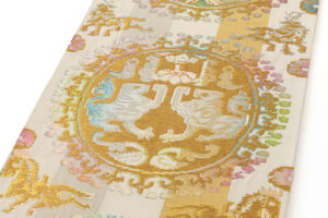 龍村平蔵製　袋帯　「円文白虎錦」のサブ1画像