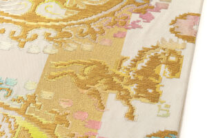 龍村平蔵製　袋帯　「円文白虎錦」のサブ4画像