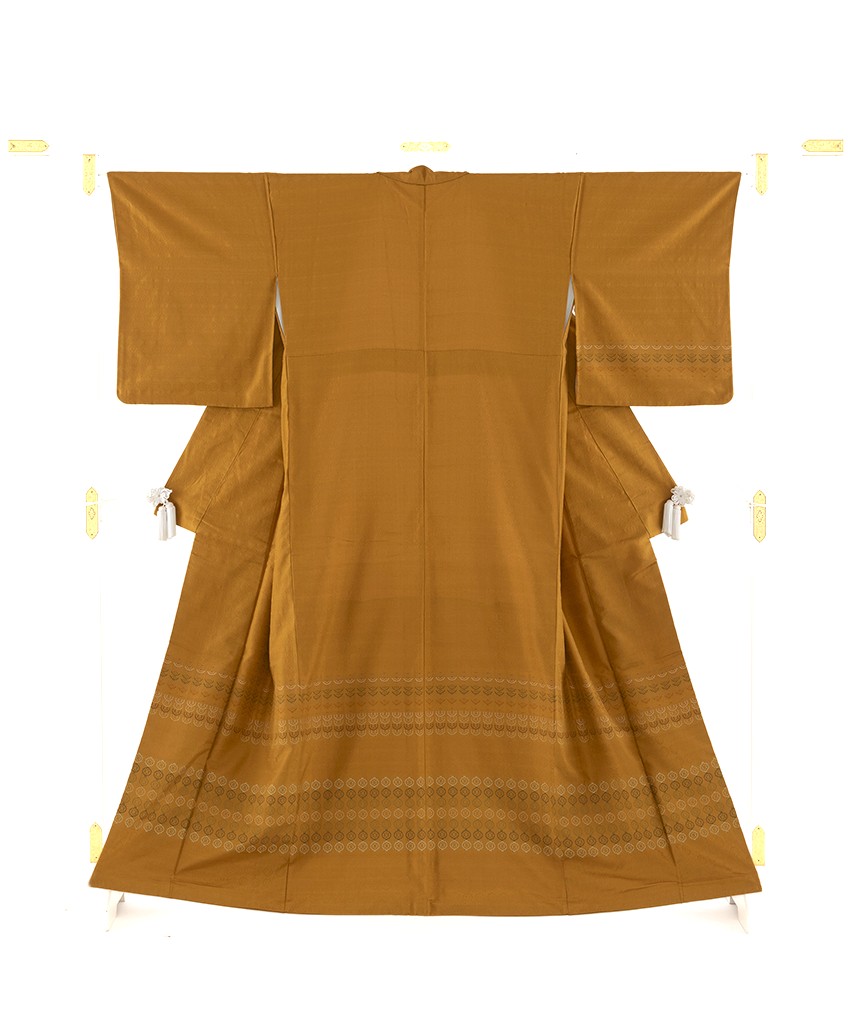 Lineお友達先行公開中：人間国宝 宮平初子作　首里花織 訪問着のメイン画像