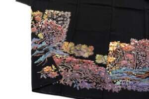 中町博志作　本加賀友禅 留袖地　未仕立て品のサブ2画像