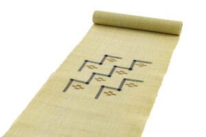 八重山上布 九寸名古屋帯地　未仕立て品のサブ1画像