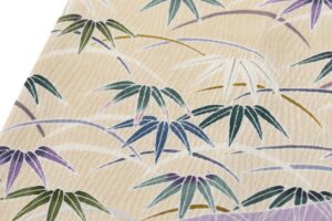 日本工芸会正会員 生駒暉夫作　単衣 訪問着のサブ6画像