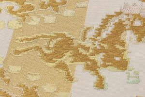 龍村平蔵製　袋帯　「円文白虎錦」のサブ4画像