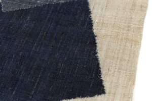 日本工芸会正会員 鈴木苧紡庵作　重要無形文化財 越後上布 八寸名古屋帯のサブ4画像