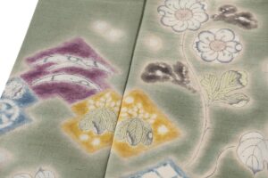 辻が花 紬訪問着のサブ4画像