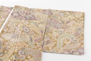 樋熊哲也作　辻が花絞 訪問着　「麗花」のサブ1画像