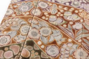 樋熊哲也作　辻が花絞 訪問着　「麗花」のサブ4画像