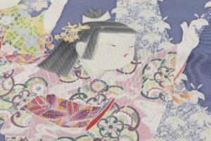 二代目 由水十久作　本加賀友禅 訪問着　「花幕」のサブ6画像